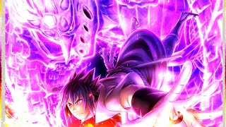 SASUKE Uchiha Rinne Sharingan Shadow vs KURAMA Link Mode [upl. by Aeslahc923]