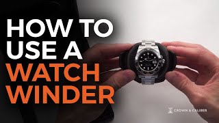 How to use a Watch Winder [upl. by Anomer179]