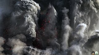 Pyroclastic Flows at Southeast Crater  Etna Eruption [upl. by Zerat189]