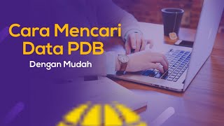 Cara Mencari Data PDBGDP [upl. by Neb]