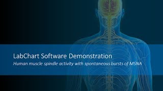 Microneurography LabChart Software Demonstration [upl. by Sukey341]