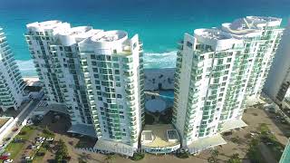 Espectacular Departamento en Venta frente al mar en Cancun 🤩👌 Bay View Grand Zona Hotelera 👈👀 [upl. by Ladin]