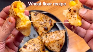 Easy Snack Recipe  😍 healthy and super tasty snacks for whole family  wheatflourpizza [upl. by Aniraz78]