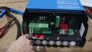 Wiring AC Terminals on a Victron Energy MultiPlus II [upl. by Airamesor300]