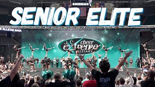 Cheer Extreme  Sr Elite  Showcase SINGLE CAM 2022 [upl. by Mulford]