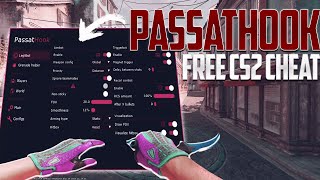 PassatHook  The Best FREE CS2 Cheat External  Download Undetected [upl. by Cheston626]