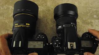 Nikon 85mm f14G vs Nikon 85mm f14D Autofocus Performance [upl. by Ttreve125]