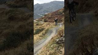 Antur Stiniog bikepark 11 year old Henry jumping [upl. by Theodosia813]