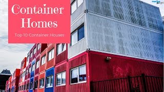 Top 10 Container Homes [upl. by Adnawal]