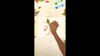 Paint Stick Tree nature crayola tree paint draw shorts [upl. by Erdnuaed747]