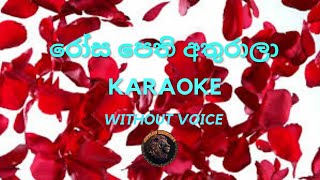 රෝස පෙති අතුරාලා Sinhala Karaoke songs without voice sinhalakaraoke love karaoke music foryou [upl. by Dnomse979]