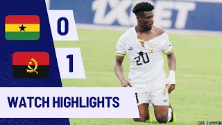 GHANA VS ANGOLA01AFCON QUALIFIERSGOALSampHIGHLIGHTS [upl. by Georgia411]