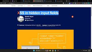 XSS on hidden input field  HackerOne  Bug Hunting [upl. by Kennard173]