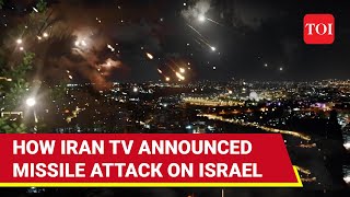 In The Name Of Allah Moment Iran Announced Attack On Israel  Watch Dramatic Announcement [upl. by Llehcam]