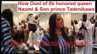 Ooni of ife honored Queen Naomi and son amp open ojaja park Akure [upl. by Elbertine207]