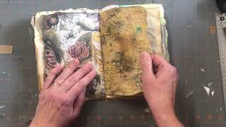 Grungy Junk Journal Flip Through grungy junkjournalflipthrough [upl. by Ahsemad]