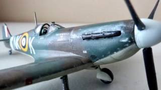 Airfix 148 Supermarine Spitfire MkIIa My 1st build [upl. by Paget]