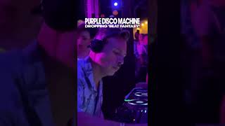 Purple Disco Machine spinning his new one Beat Fantasy in Croatia 🕺 [upl. by Akinar52]