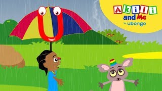 Sing the Letter U Song with Akili and Me  African Alphabet Animations [upl. by Imugem432]