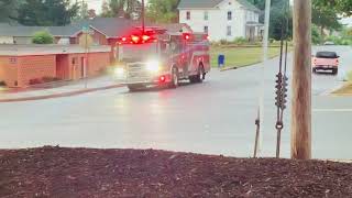 Waynesboro Fire Department Engine 13 Responding [upl. by Leuneb]