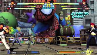 Marvel vs Capcom 3 Fate of Two Worlds  Storm and C Viper Gameplay 1 [upl. by Llerdnod214]