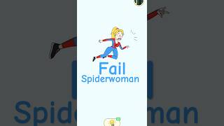 Spiderwoman best animated shorts vevo funny gaming shorts [upl. by Nevaeh]