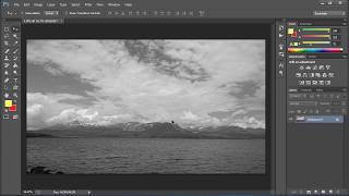 How to make an image grayscale in photoshop [upl. by Pisarik434]