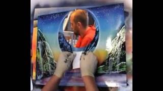 Spray paint art 2 [upl. by Berti]