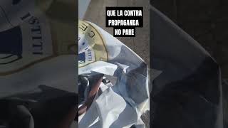 Propaganda anarquista ensucia la ciudad santiago chile propaganda lienzo basura sociedad cl [upl. by Ydnic]