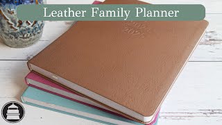 Leather Family Planner 2  Gallery Leather [upl. by Idnas]