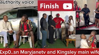 video of Kingsley and his wife in Ben cash tv Maryjanetv is doing content with Kingsley and bestie [upl. by Sardella]