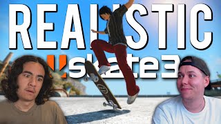 Can I Teach ZexyZek To Skate Realistic in SKATE 3 [upl. by Allcot87]