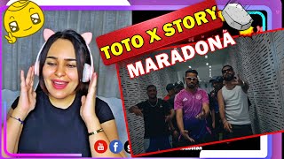 STORMY ElGrandeToto  MARADONA REMIX  REACTION [upl. by Dorrahs]