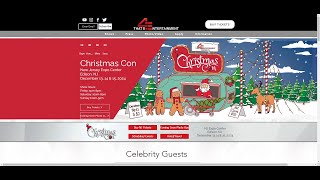 Christmas Con New Jersey Expo Center Edison NJ December 13 14 amp 15 2024 [upl. by Yukio530]