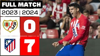 Rayo Vallecano 0  7 Atlético de Madrid  PARTIDO COMPLETO  LALIGA EA SPORTS 202324 [upl. by Nolram]