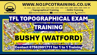 BUSHEY WD19 TO WD17 TOPOGRAPHICAL SKILLS ASSESSMENT FEBRUARY 2024 TFL TOPOGRAPHICAL EXAM TRAINING [upl. by Cyrano]