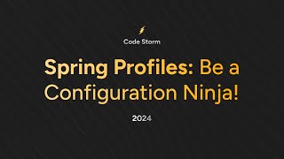Spring Boot  Profiles  From Dev to Prod in a Snap 🚀 [upl. by Arriec327]