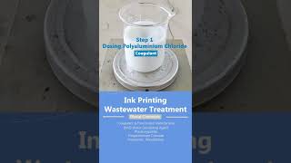 Flocculation as a Treatment Method for Printing Ink Wastewater whatsapp 8613861499902 [upl. by Nynnahs]