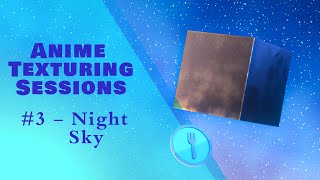 Making Anime in Blender 3  How to make an anime Night Sky [upl. by Oza]