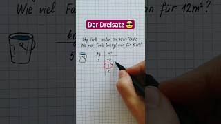 So funktioniert der Dreisatz 😎😲 dreisatz textaufgabe mathe endlichkapiert proportional [upl. by Orban174]