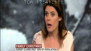 Nuclear Family meltdown Sky News Christmas Eve 2011 [upl. by Macrae]