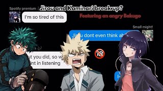 Deku saves Jirou  Part 1  Mha Lyric Prank  My r  Lollia  Izujirou [upl. by Leidag79]