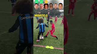 Messi VS Neuer VS Marcelo VS Vini JR VS Neymar VS Ronaldo Kids Skills Challenge [upl. by Ardnaid463]