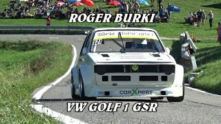 BERGRENNEN GURNIGEL 2024  ROGER BURKI  VW GOLF 1 GSR  VIDEOCLIP BY BELLUNOVIDEO [upl. by Ailed735]