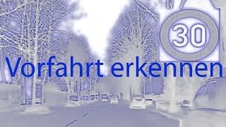 Fahrbahnmarkierung  Vorfahrt erkennen [upl. by Hamfurd262]