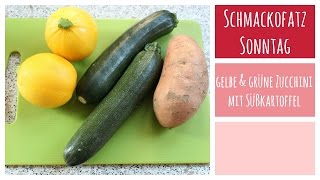 Schmackofatz Sonntag 1  Babybrei kochen  Zucchini mit Süßkartoffel [upl. by Yotal]