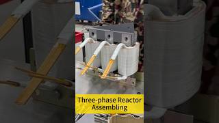 Three Phase Transformer Assembling machine transformercore silver silverstone factory copper [upl. by Selmner]