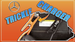 How to Safely Put A MercedesBenz on a Trickle Charger [upl. by Atalanti726]