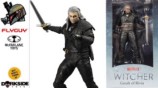 FLYGUYtoys McFarlane Toys The Witcher Netflix Series Geralt of Rivia 7 Inch Action Figure Review [upl. by Ainahpets381]