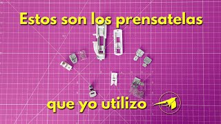 Estos son los prensatelas que más utilizo y creo que son imprescindibles [upl. by Lefton]